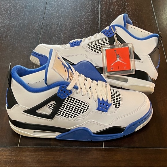 Nike Other - 100% AUTHENTIC DS 2017 NIKE AIR JORDAN 4 IV RETRO ROYAL MOTORSPORTS SZ 8.5